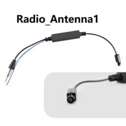 Hizpo Single Head or Dual FAKRA RF Radio Antenna Adapter Converter Cable with Amplifier for Audi VW Benz Car Multimedia Player