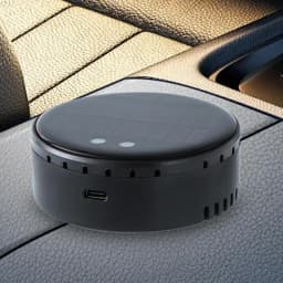 Car Air Purifier For Smokers Solar HEPA Car Purifier Air Freshener Vehicle Accessories Small Home Deodorizer With USB Cable For