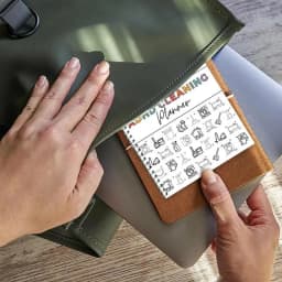 Household Cleaning Schedule Cleaning Plan Book Daily Weekly Monthly Organizer Do-It-Yourself Home Improvement With Coil Binding