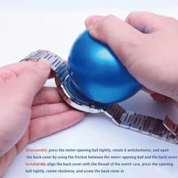 1pcs Watch Case Open Ball Blue Durable Rubber Safe Reliable Portable Watch Friction Ball For Professional Repair Tool