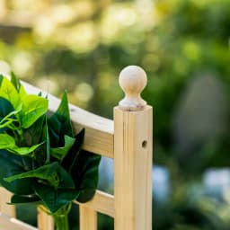 Garden Planters with Trellis for Climbing Vines Indoor Outdoor Natural