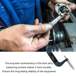 Precision Micrometer Accurate Alloy Gauge Clear Scale Caliper Resolution Thickness Gauge Industrial Tool For Work