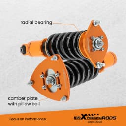 Coilovers for Impreza WRX 2008-2014, Spring Shock Absorber Struts, Height Adjustable Coilovers Suspension Kit Struts