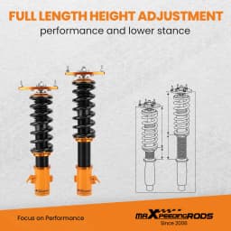 Coilovers for Impreza WRX 2008-2014, Spring Shock Absorber Struts, Height Adjustable Coilovers Suspension Kit Struts