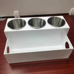 Hair Tool Organizer Bathroom Hair Brush Storage Holder Acrylic Hair Styling Tool Organizer and Holder Bathroom Countertop
