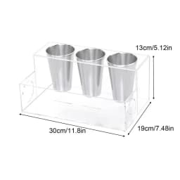 Hair Tool Organizer Bathroom Hair Brush Storage Holder Acrylic Hair Styling Tool Organizer and Holder Bathroom Countertop