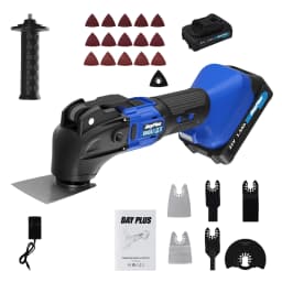 Cordless Oscillating Multi-Tool 300W – 6 Variable Speeds, 4° Oscillation Angle, 23-Piece Accessory Kit for Sanding, Sawing, Cutting & Scraping, Ideal for DIY & Home Improvement