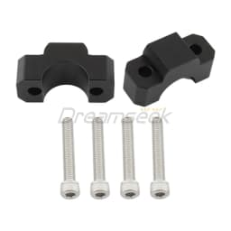 Black Handlebar Riser Clamp for Honda CRF1100L Africa Twin Adventure Sports 2020+ Motorcycle Handle Bar Extend Mount Adapter CNC