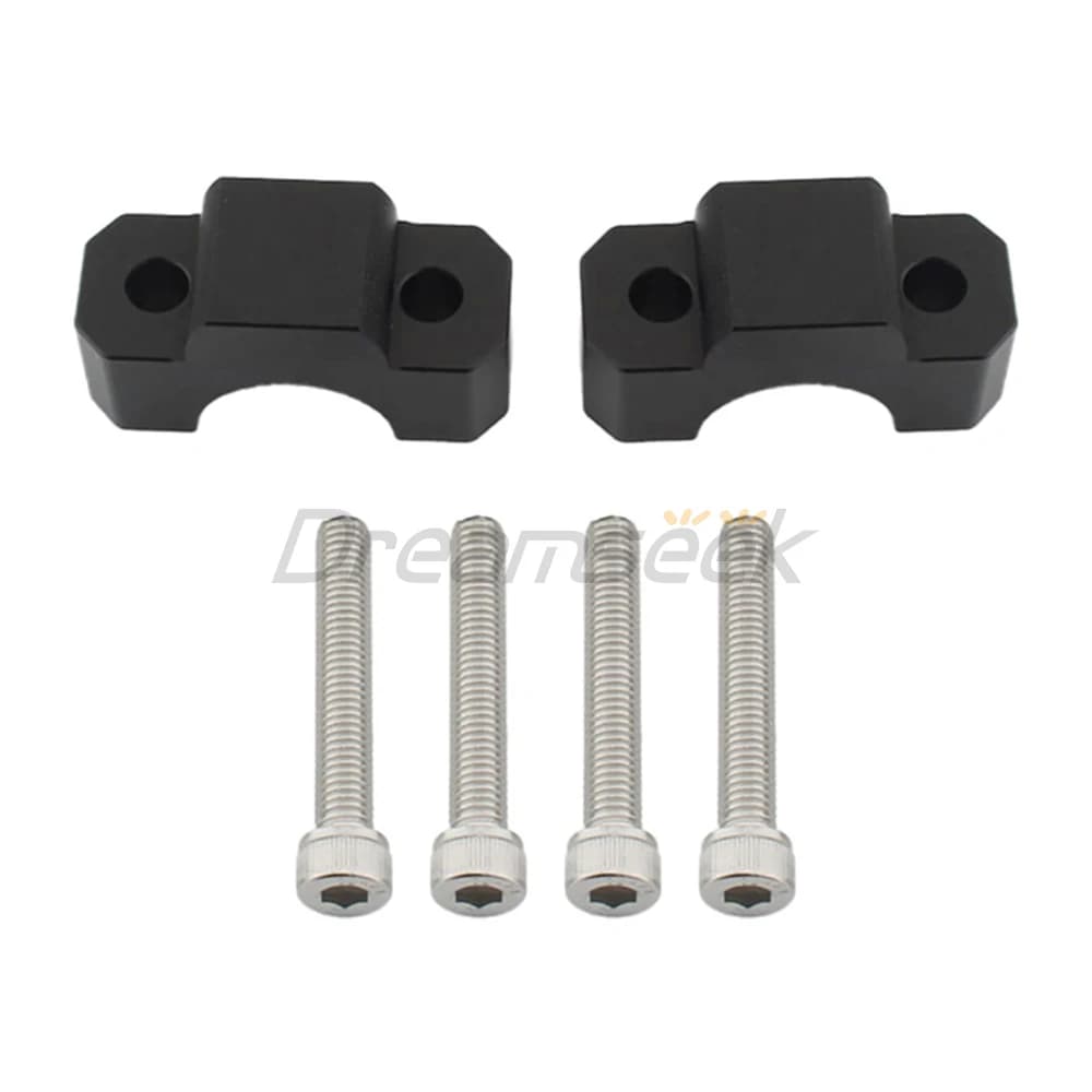 Black Handlebar Riser Clamp for Honda CRF1100L Africa Twin Adventure Sports 2020+ Motorcycle Handle Bar Extend Mount Adapter CNC