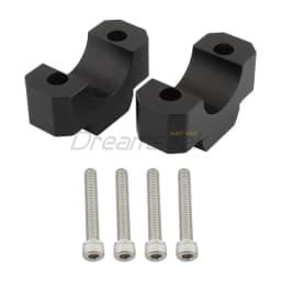 Black Handlebar Riser Clamp for Honda CRF1100L Africa Twin Adventure Sports 2020+ Motorcycle Handle Bar Extend Mount Adapter CNC