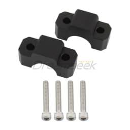 Black Handlebar Riser Clamp for Honda CRF1100L Africa Twin Adventure Sports 2020+ Motorcycle Handle Bar Extend Mount Adapter CNC