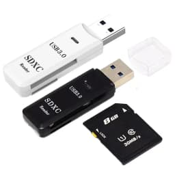 High Speed USB 3.0 Micros SDTF Card Reader Adapter Data Transmission up to 5Gbps Compatibility Multiple for PC Laptop Tablet