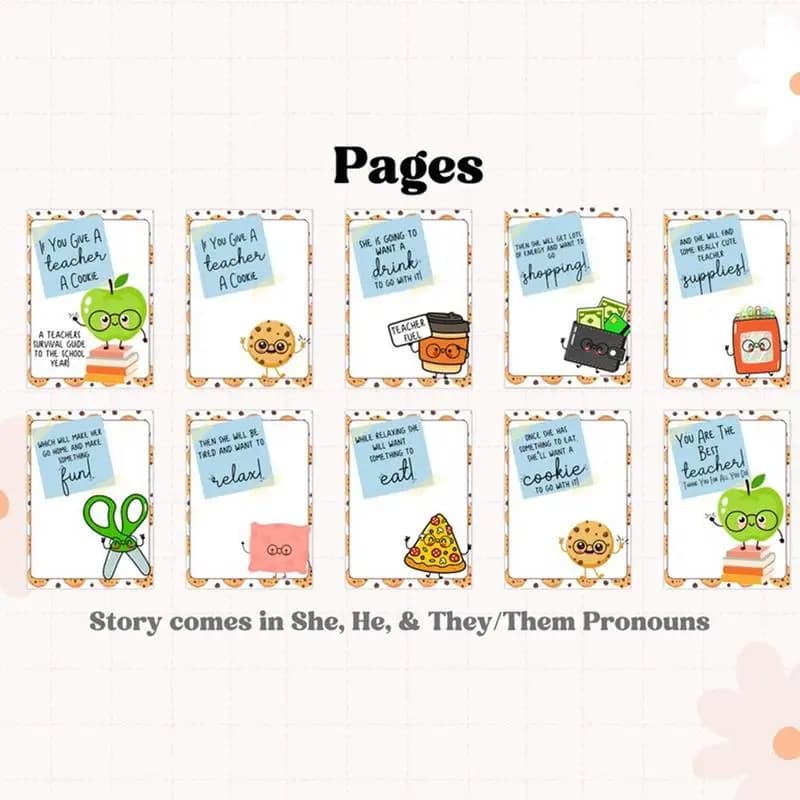 Teacher Appreciation Book Thank You To The Teacher Card Book Card Book Give A Teacher Book For Teacher