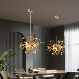 Pendant Light LED Stainless Steel Art Home Decora Ceiling Lamp For Bedroom Bedside Hanging Lamp Dining Room Lighting Fixtures G9