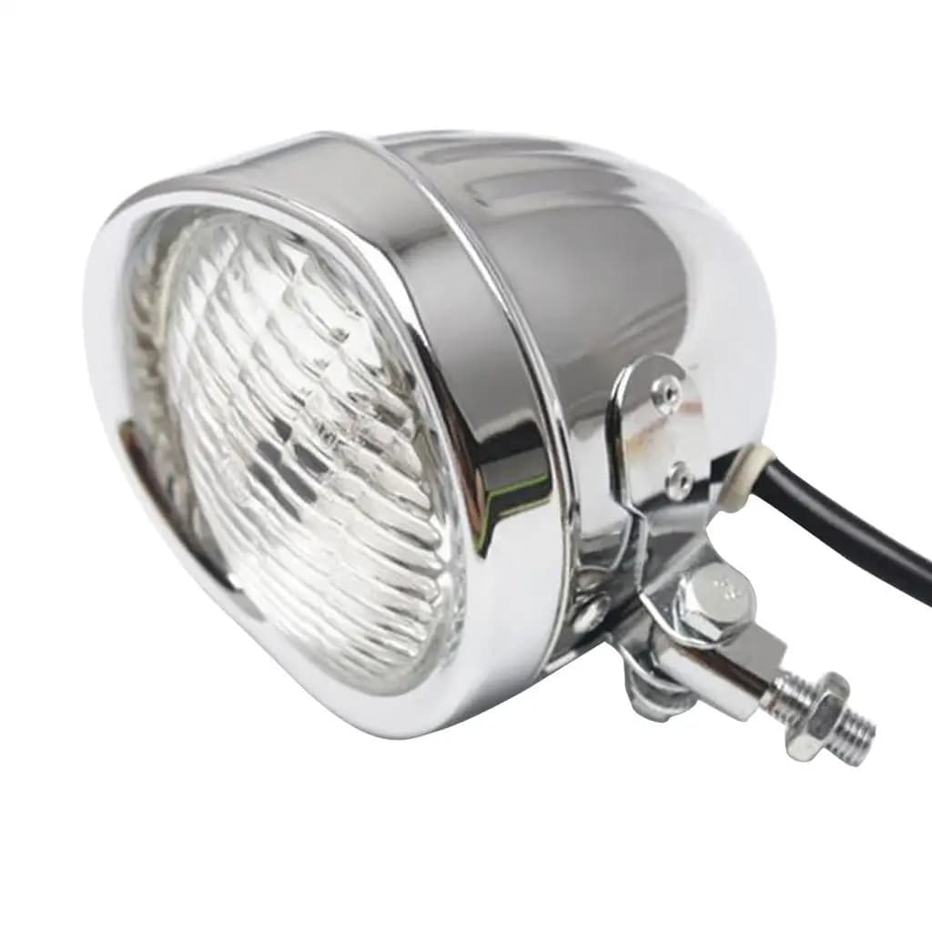 Bright Replacement Headlamp for Motorcycle Transparent Lens