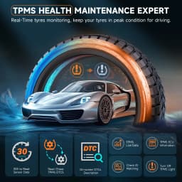 FOXWELL T2000 PRO Auto Tire Pressure Tool TPMS Relearn Activate Sensors Programming Car OBD2 Code Reader Diagnostic Tools