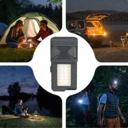 Portable Fly Zapper Pocket LED Flashlight Portable Zapper with LED Light Fly Trap for Outdoor Camping Hiking Fishing Cooking