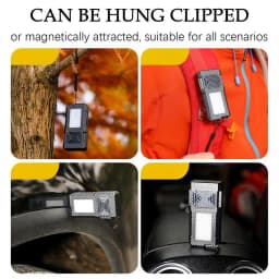 Portable Fly Zapper Pocket LED Flashlight Portable Zapper with LED Light Fly Trap for Outdoor Camping Hiking Fishing Cooking