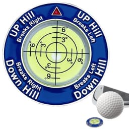 Golf Putt Green Reader Horizontal Bubble Golf Training Green Reader On-Course Precise Green Reading Aid Portable Golf supplies