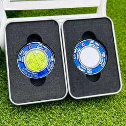Golf Putt Green Reader Horizontal Bubble Golf Training Green Reader On-Course Precise Green Reading Aid Portable Golf supplies