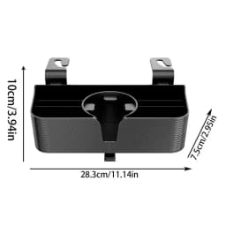 Car Backseat Headrest Organizer Backseat Food Drink Storage Rack Car Headrest Organizer With Cup Holder & Hook For Travel
