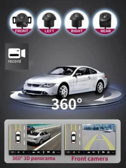 2000*1200 360 Carplay Auto Android 13.0 8G+128G Car DVD Player GPS Map WIFI Bluetooth RDS Radio For Fiat Strada Idea 2012- 2016