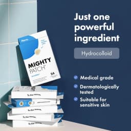 MIGHTY PATCH Invisible 24 patches, Daytime Acne Treatment, hydrocolloid patch, Anti Acne Dots,before make-up