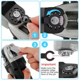 20Pcs Universal Oscillating Saw Blade 34mm Multi Tool Blades Wood Metal Cutter