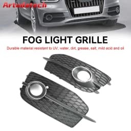 Artudatech 2PCS Bumper Fog Light Grill Grille 8U0807681DSP9 Fit for Audi Q3 S-Line 2012-2014