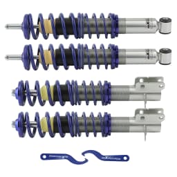 maXpeedingrods Coilovers for VW Jetta 1980-1984, for VW Rabbit/Golf MK1 1975-1984 Spring Shock Absorber Lowering Kit Blue