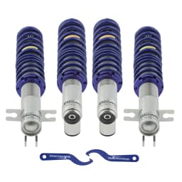 maXpeedingrods Coilovers for VW Jetta 1980-1984, for VW Rabbit/Golf MK1 1975-1984 Spring Shock Absorber Lowering Kit Blue