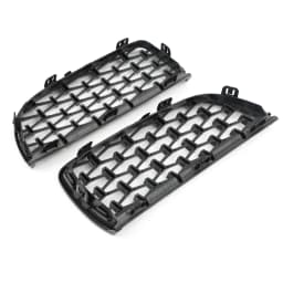 Artudatech Meteor Black Kidney Grill Mesh Grille Fit for BMW E90 3 Series Sedan 2005-2008