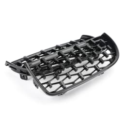 Artudatech Meteor Black Kidney Grill Mesh Grille Fit for BMW E90 3 Series Sedan 2005-2008
