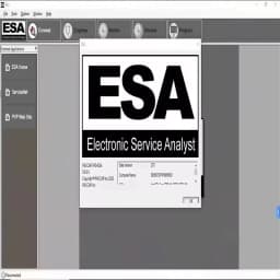 Car software ESA Electronic Service Analyst 5.6 + 2023 SW FLASH FILE with Keygen Unlock PUNLOCK for Paccar Car Repair Software