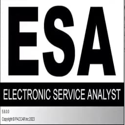 Car software ESA Electronic Service Analyst 5.6 + 2023 SW FLASH FILE with Keygen Unlock PUNLOCK for Paccar Car Repair Software