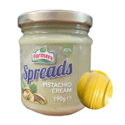 Farmers selection-Pistachio Cream Suitable for Vegetarians-190g(pack of 6)