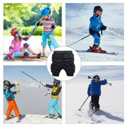 Kid Protective Hip Pad Sports Ski Skate Snowboard Protection Soft Padded Hip Shorts For Skiing Hip Pad