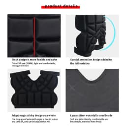 Kid Protective Hip Pad Sports Ski Skate Snowboard Protection Soft Padded Hip Shorts For Skiing Hip Pad