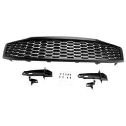 Artudatech Matt Black Front Bumper Grill Grille Fit for Toyota Hilux Vigo MK7 2012-2014