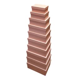Luxury Lid & Base Rigid Stacking Gift Box Set of 10