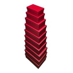 Luxury Lid & Base Rigid Stacking Gift Box Set of 10