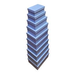Luxury Lid & Base Rigid Stacking Gift Box Set of 10