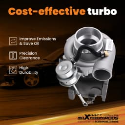T25 Turbo GT2871 GT28 Universal T28 GT2860 Turbo Turbine A/R .64 Universal Turbo Charger for 1.5-2.0L Billet Turbocharger Turbine Up to 400HP