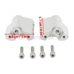 Motorcycle Handlebar Riser Clamp for Ducati Multistrada V4 Pikes Peak S Rally 2021+ Back Move Handle Bar Adapter Lift Mount CNC