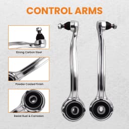 6pcs Front Upper Rearward Control Arms w/Ball Joints for Mercedes Benz C230 C320