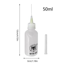 100ML Plastic Liquid Alcohol Bottle Transparent Glue Bottle Needle Dispenser Empty Plastic Liquid Bottle Precision Tip Applicato