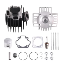 44mm Bore Cylinder Piston Gasket Top End Rebuilt Kit for Yamaha QT50 PW50 79-87