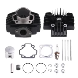 44mm Bore Cylinder Piston Gasket Top End Rebuilt Kit for Yamaha QT50 PW50 79-87