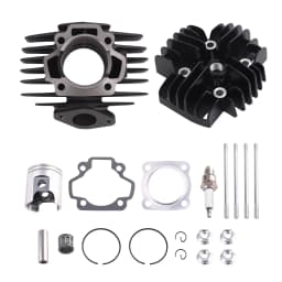 44mm Bore Cylinder Piston Gasket Top End Rebuilt Kit for Yamaha QT50 PW50 79-87
