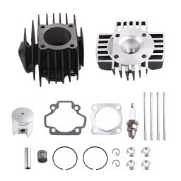 44mm Bore Cylinder Piston Gasket Top End Rebuilt Kit for Yamaha QT50 PW50 79-87